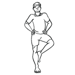 Tree Stretch Exercise for a PCL Injury